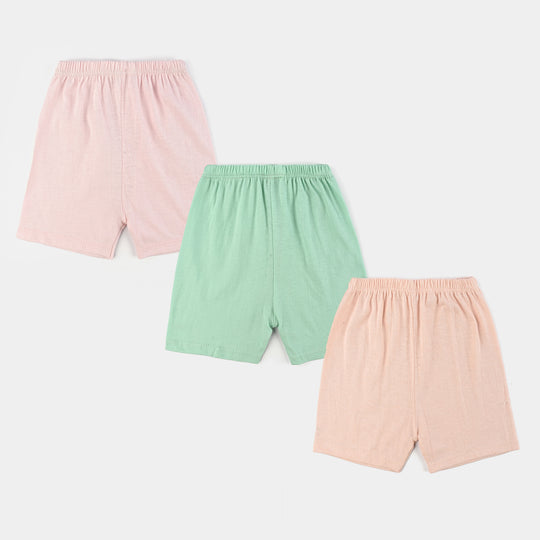 Pack Of 3 Infant Unisex Cotton Jersey Short