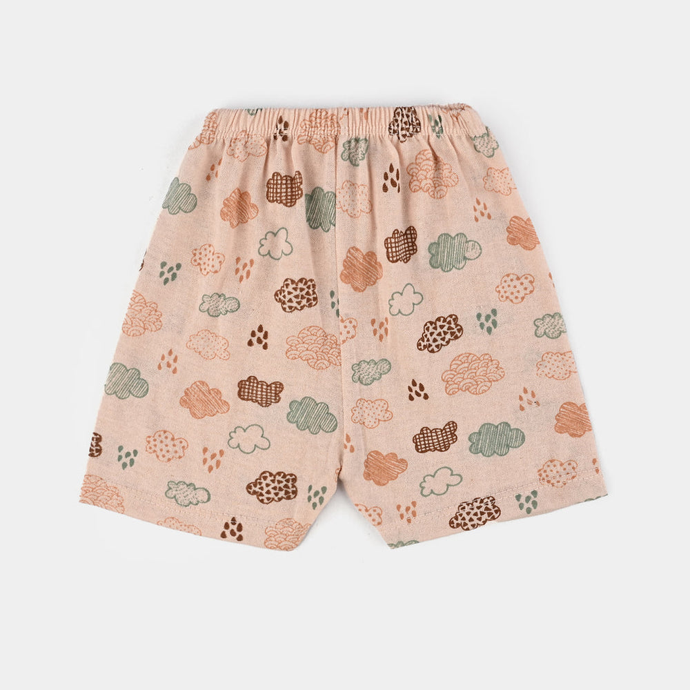Pack OF 3 Infant Unisex Color Print Short