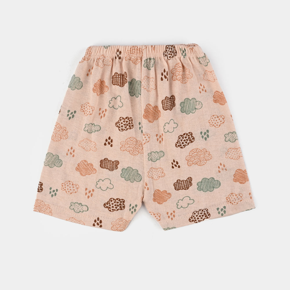 Pack OF 3 Infant Unisex Color Print Short