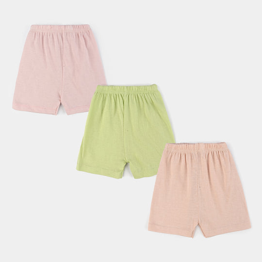 Pack Of 3 Infant Unisex Cotton Jersey Short
