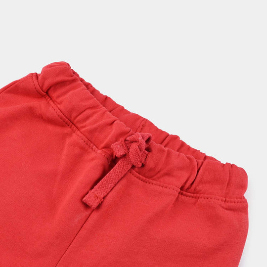 Infant Boys Jersey/Terry Short-H.R Red