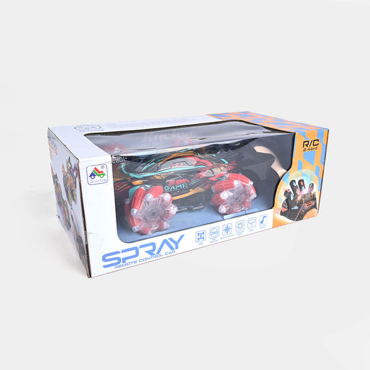 Remote Control Spray Stunt Car with LED Lights