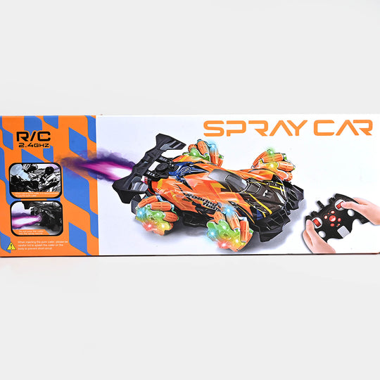 Remote Control Spray Stunt Car with LED Lights