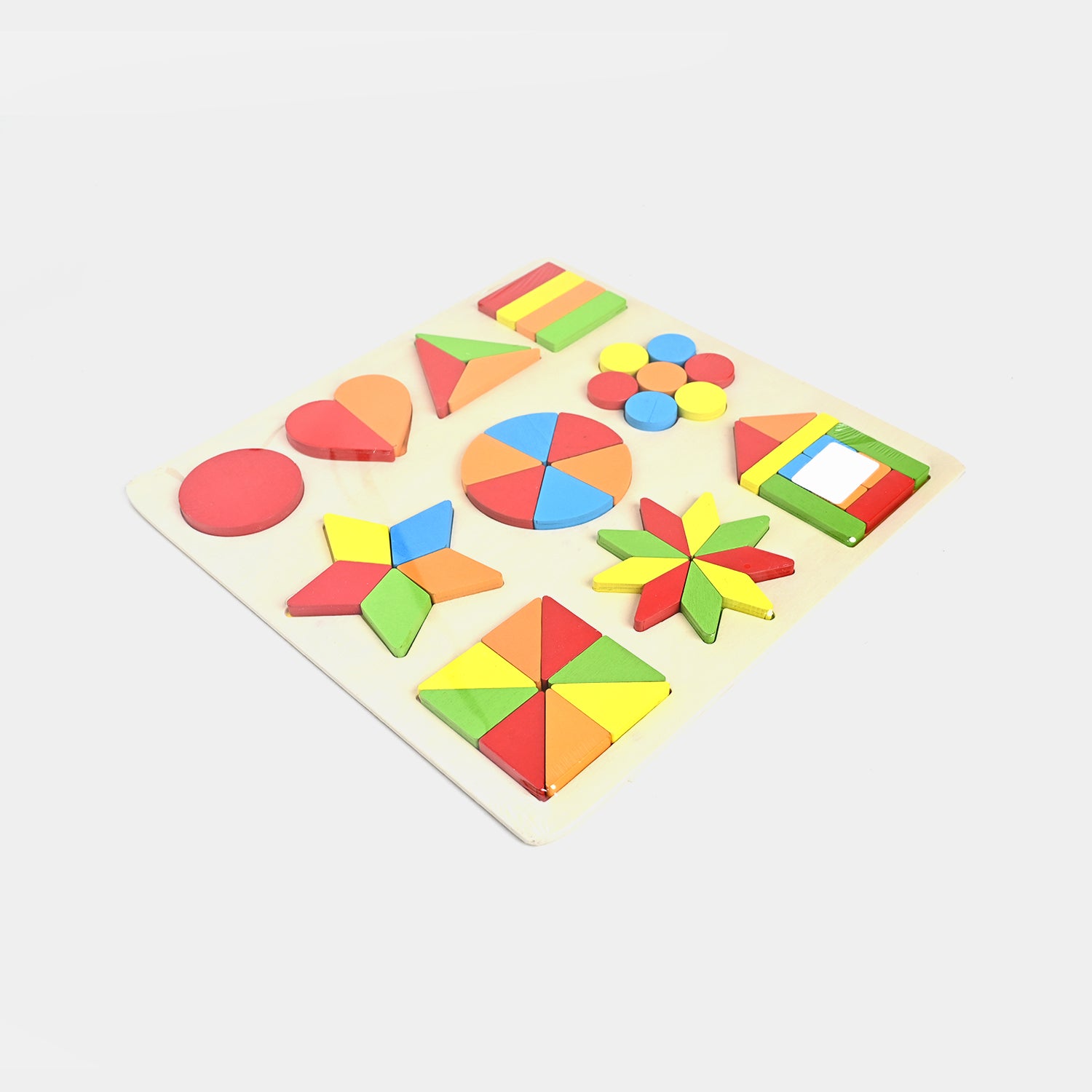 Wooden Geometric Shapes Puzzle Learning Toy Price in Pakistan | Bachaa ...