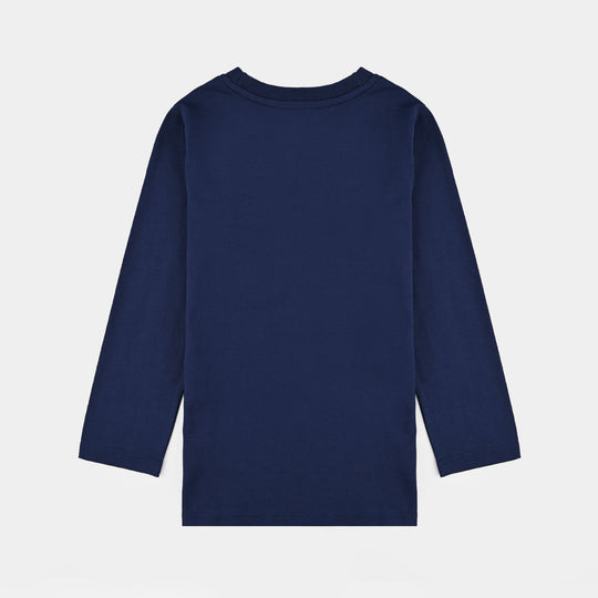 Girls Jersey/Terry T-Shirt F/S Lil SIS-PURPLE