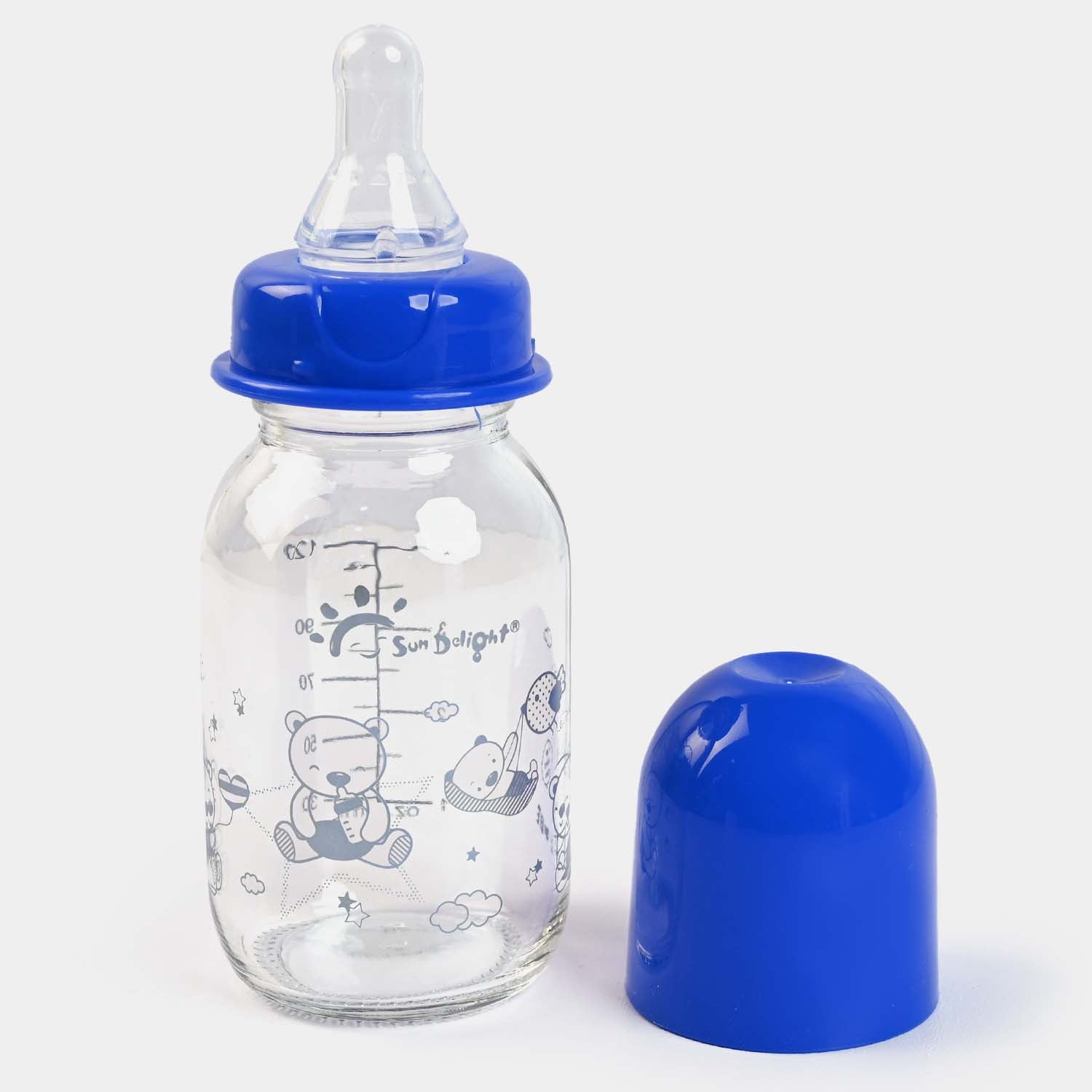 Feeder In Glass Material Blue Color For Kids main image 1
