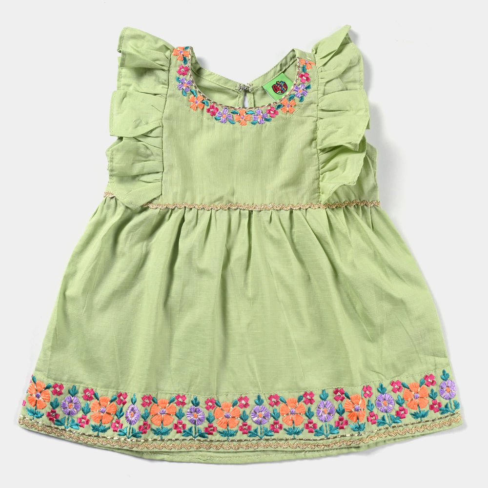 Infant Girls Jacquard Emb 2PC Suit Splash