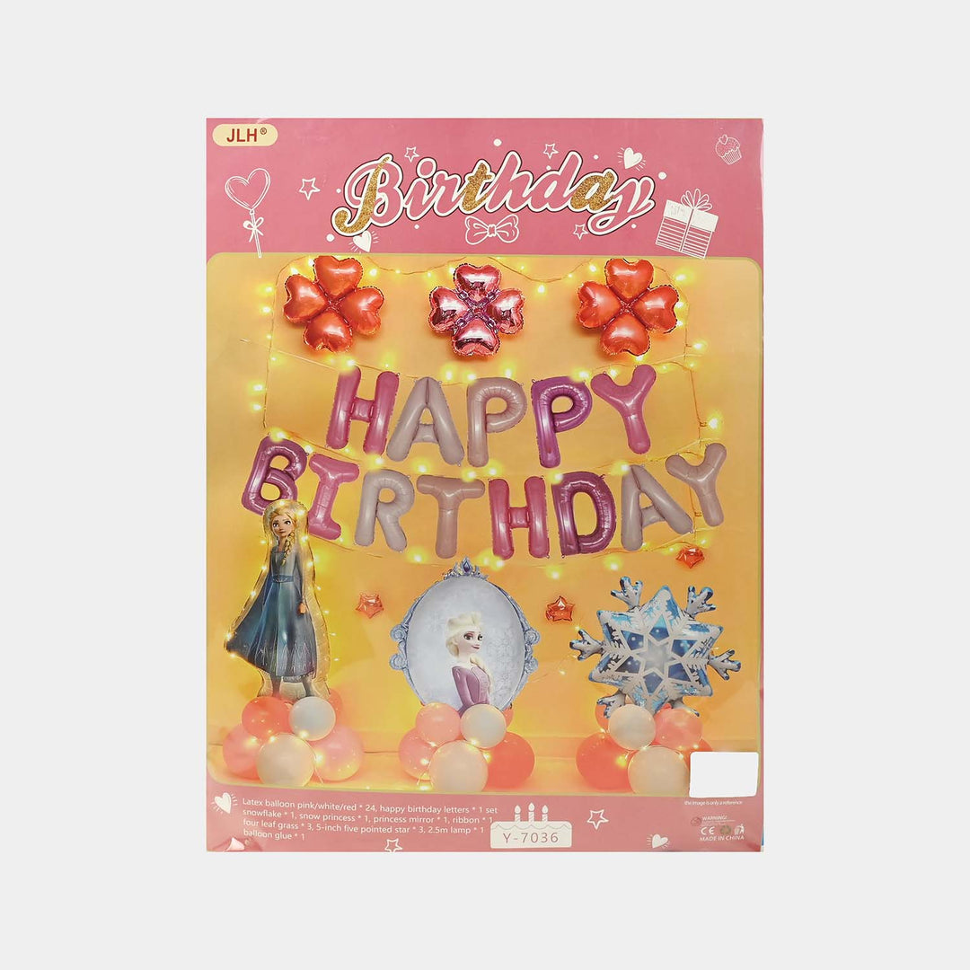 Character Theme Balloons HBD Party Decorations