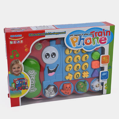 Train Phone Piano For Kids - Red (9903)