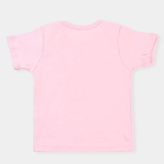 Infant Girls Cotton Poplin 3 Piece T-Shirt Set-mIX