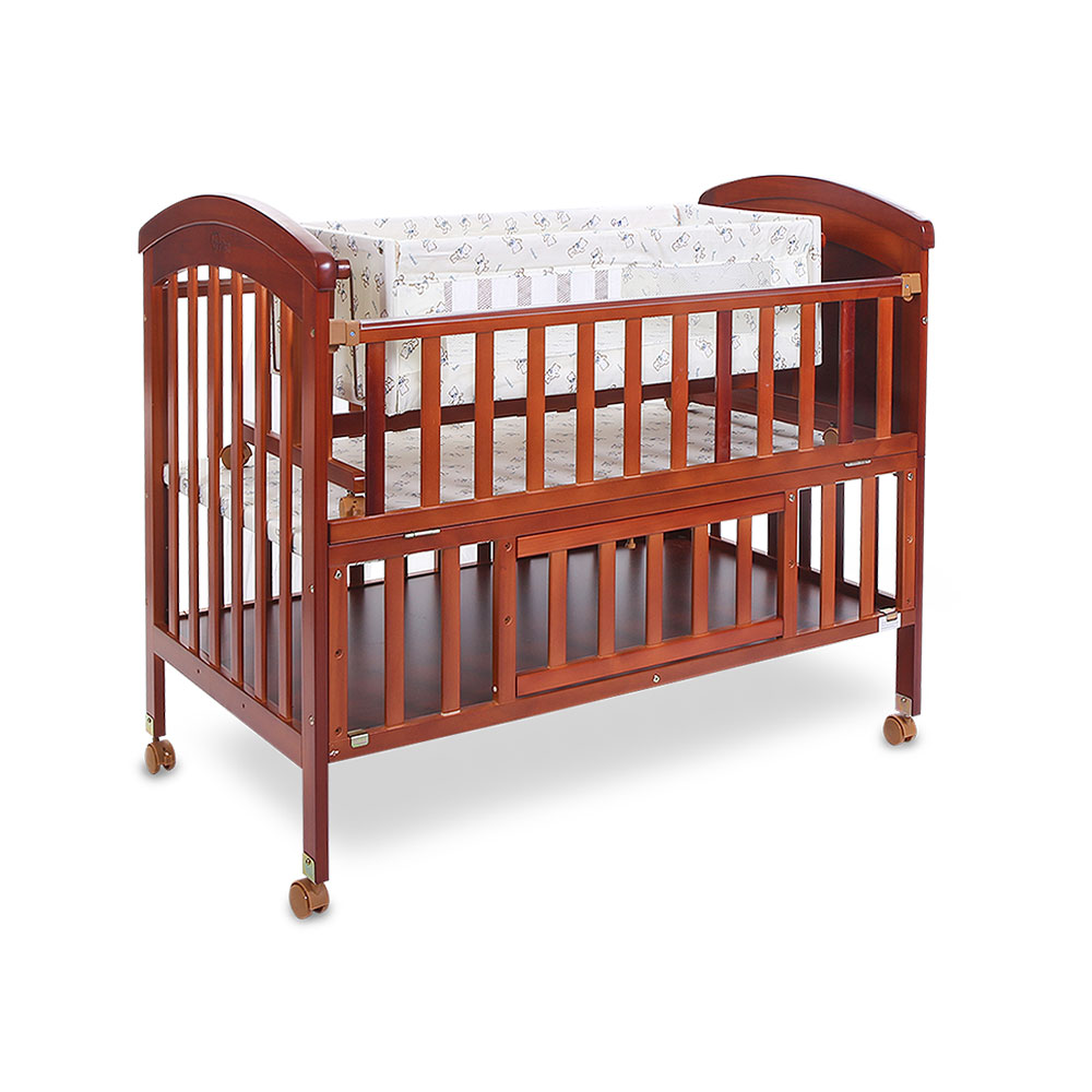 Price Wooden Baby Furniture Tinnies Wooden Cot T902-Brown Price In