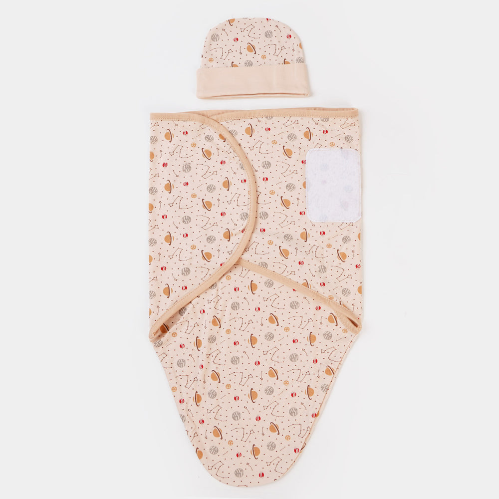 Baby Swaddle Sheet With Cap