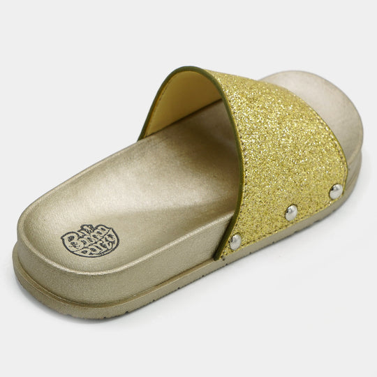 Girls Slipper CL-13-Gold