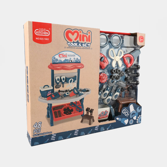 Mini Tools Set with & Workbench (48 Pieces)