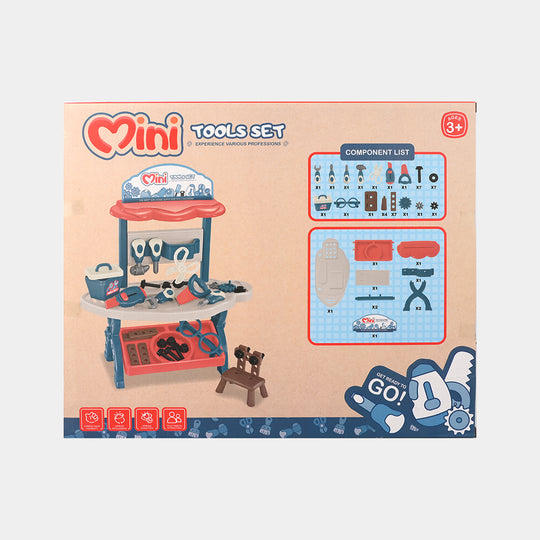 Mini Tools Set with & Workbench (48 Pieces)