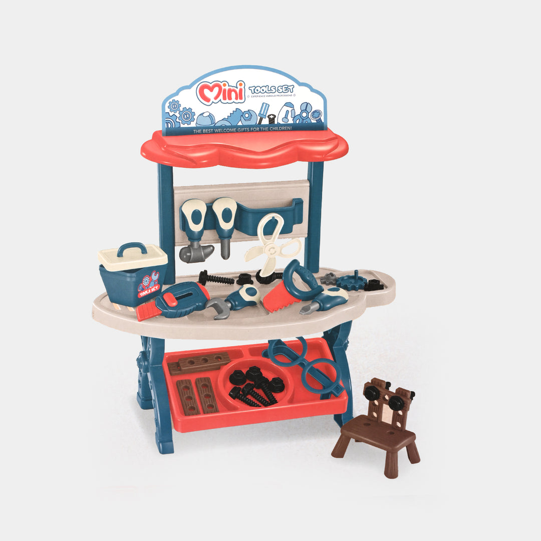 Mini Tools Set with & Workbench (48 Pieces)