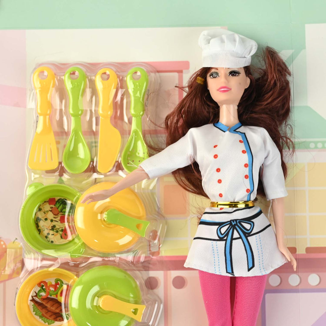 Lovely Girl Charming – Chef Doll Playset