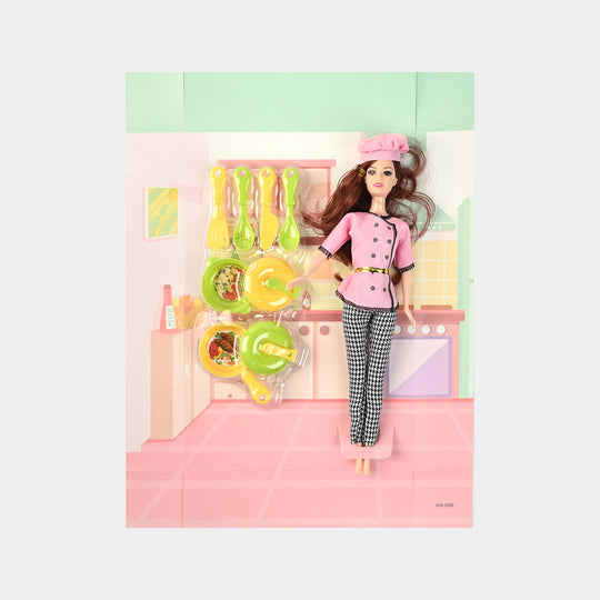 Lovely Girl Charming – Chef Doll Playset