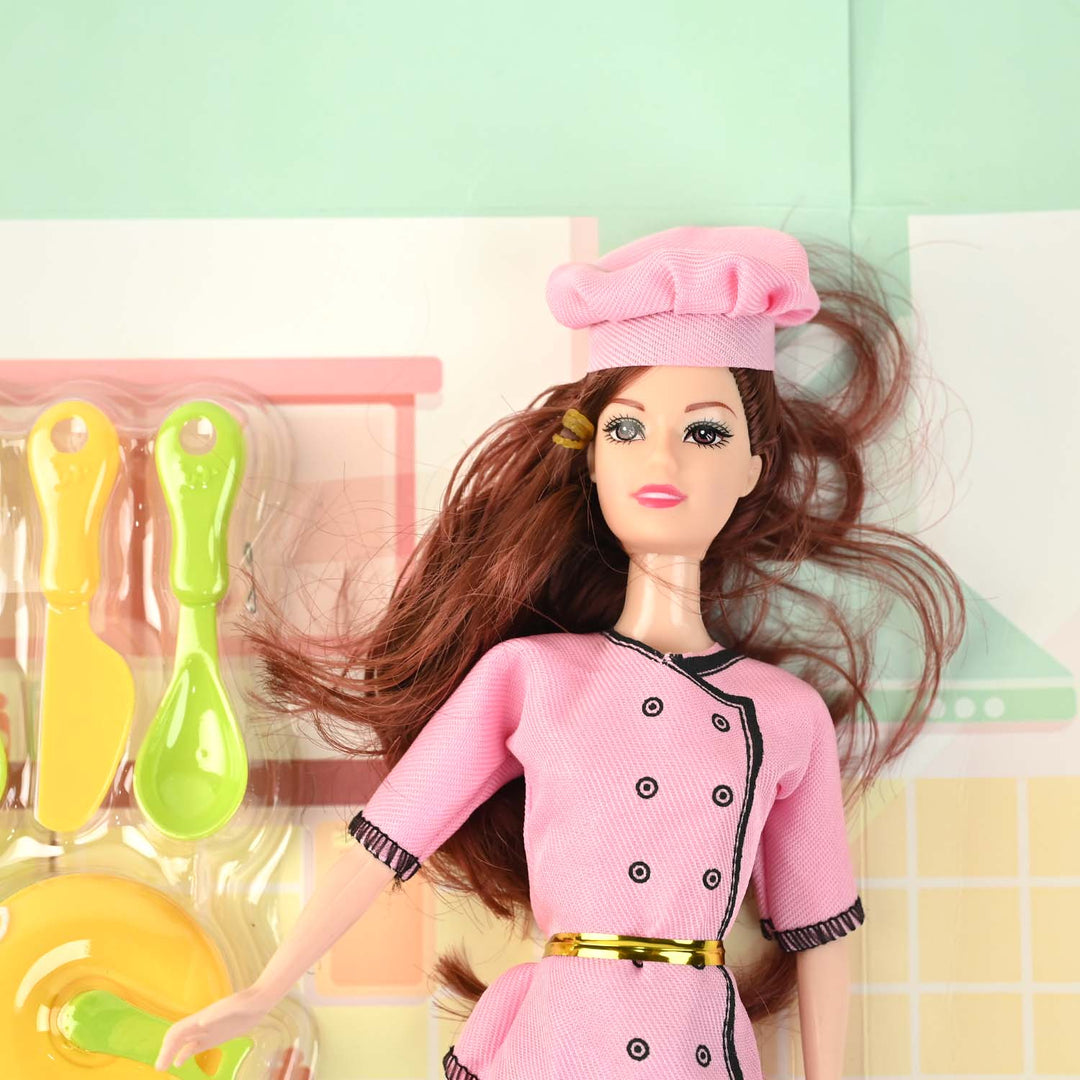 Lovely Girl Charming – Chef Doll Playset