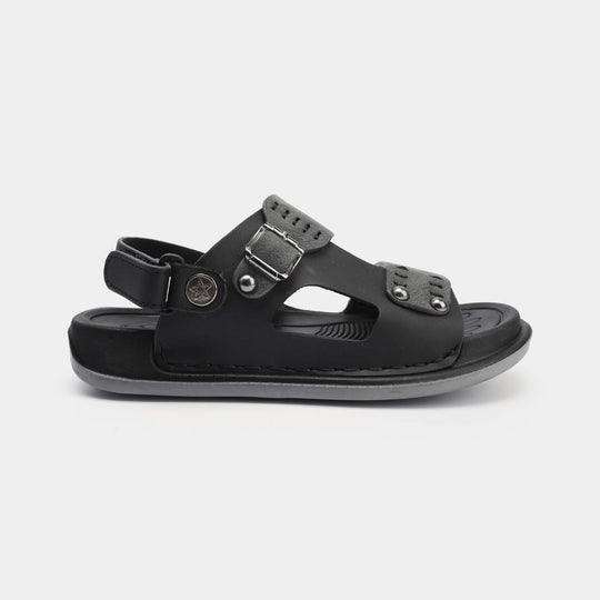 Boys Sandal P-08-BLACK