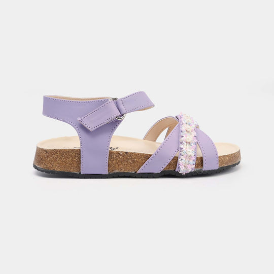 Teen Girls Sandal 80-33-Purple