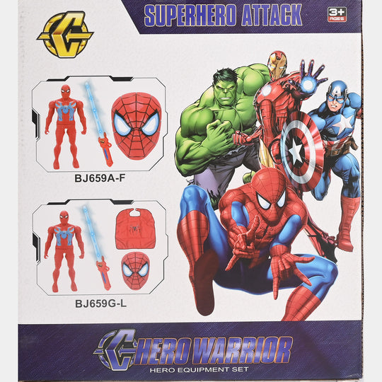 Superhero Character Figure Set for Kids