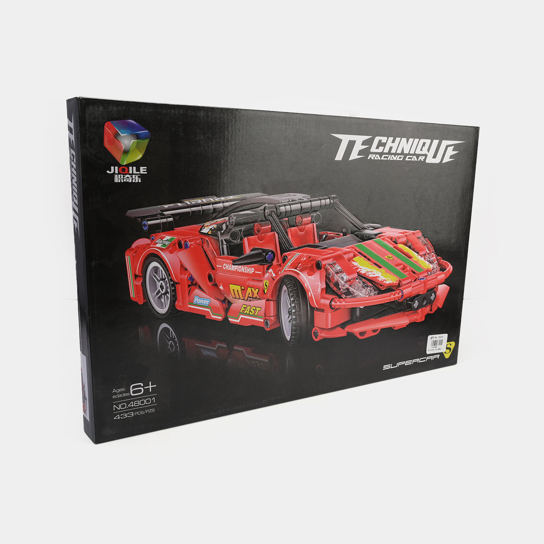 DIY Racing Car Building Block Set | 433 Pcs