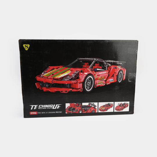 DIY Racing Car Building Block Set | 433 Pcs