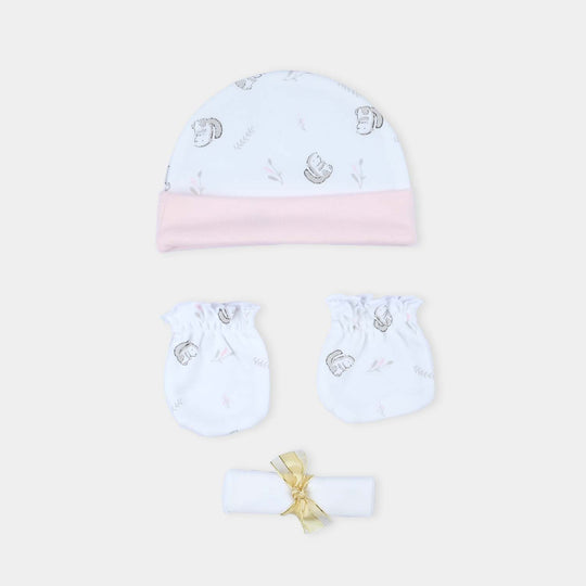 Infant Girls Cotton Interlock 4Pcs Set