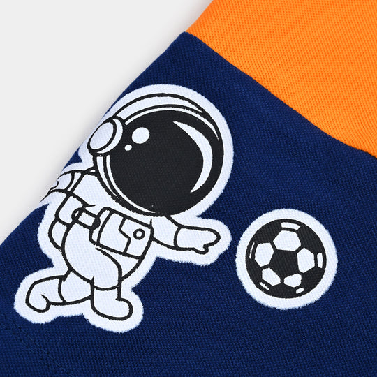 Infant Boys Jumbo Pique Polo Goal Getter