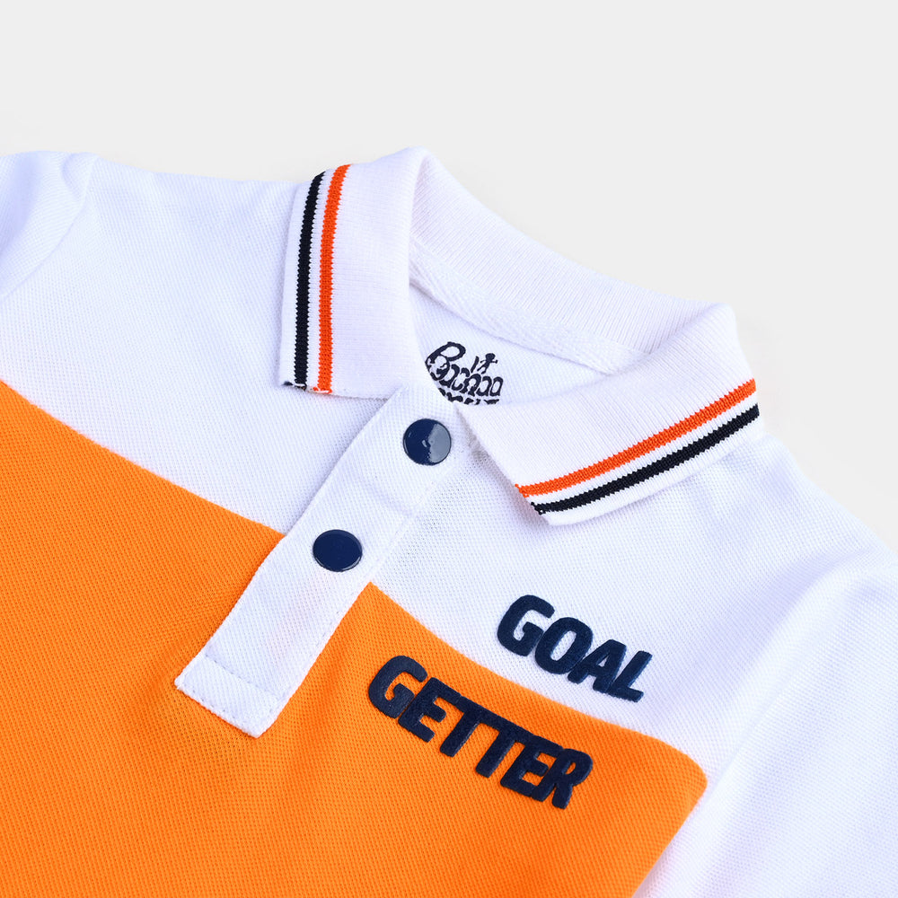 Infant Boys Jumbo Pique Polo Goal Getter