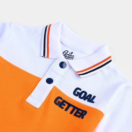 Infant Boys Jumbo Pique Polo Goal Getter