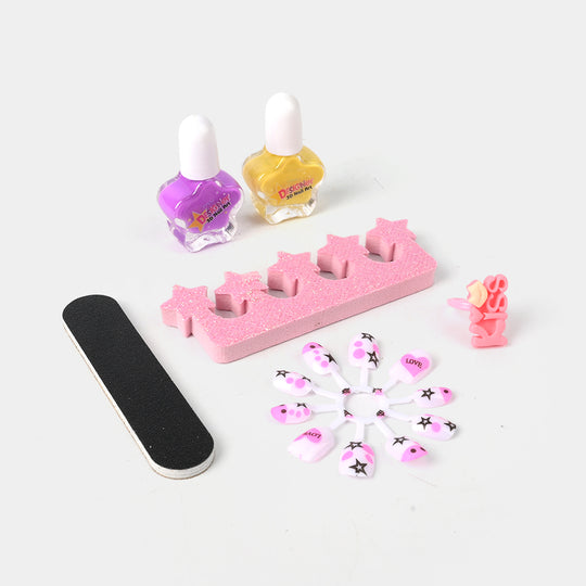 Nail Art Fashion Kit Play Set For Girls