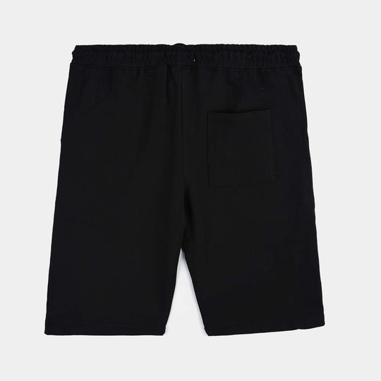 Teen Boys Cotton Terry Short -BLACK