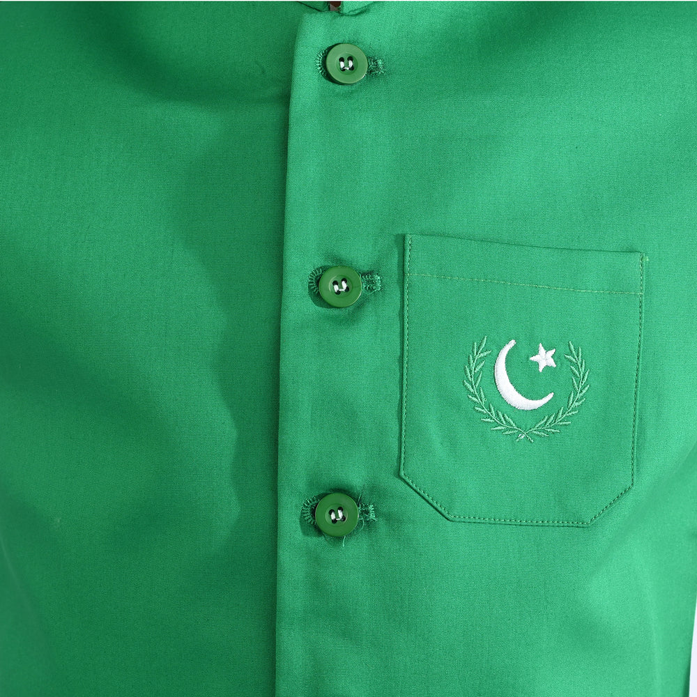 Boys Cotton Poplin 3 Piece Suit (Azadi)-WHITE