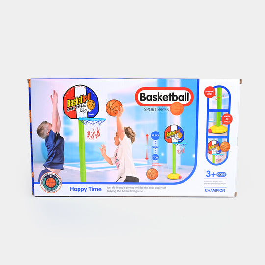 Basketball Sport Series Set – Adjustable Height for Kids