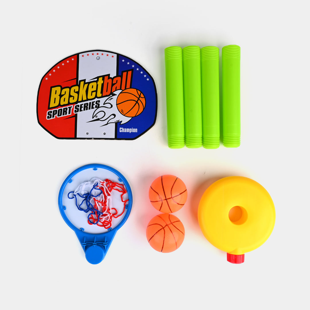 Basketball Sport Series Set – Adjustable Height for Kids