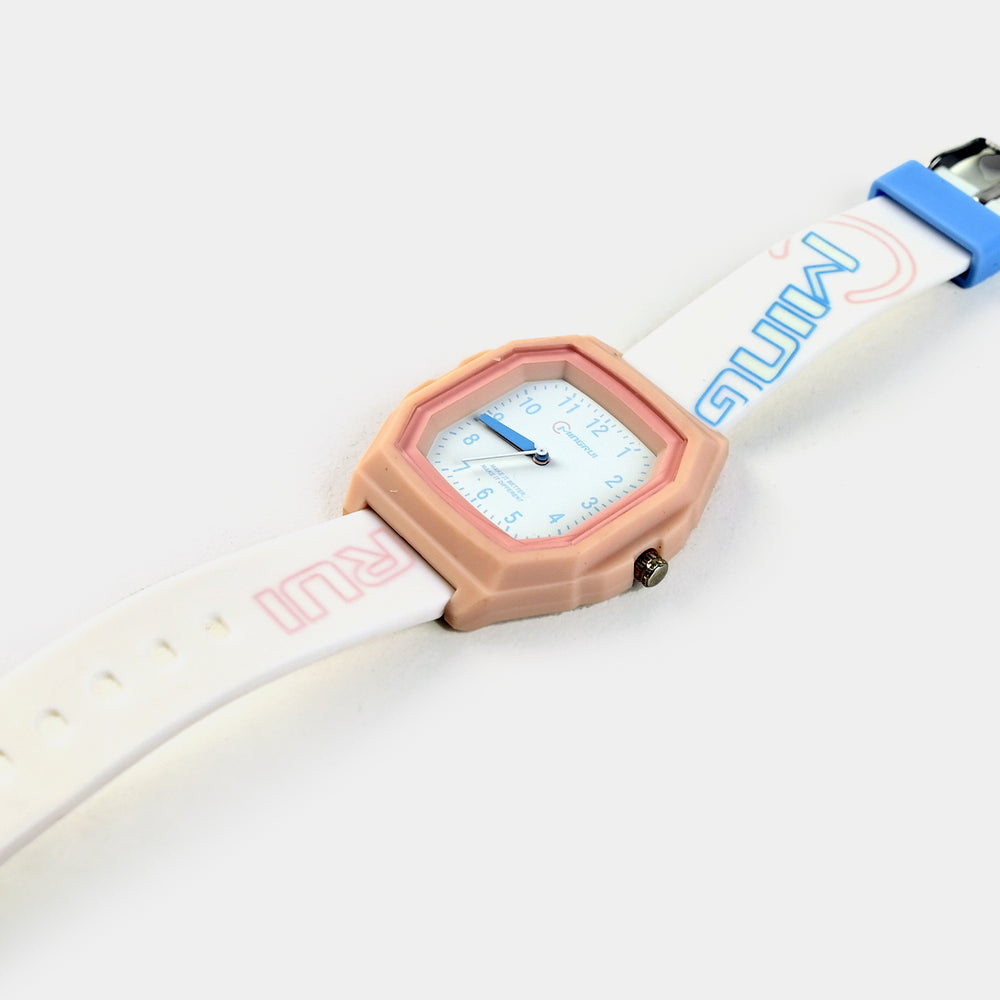 Elegant Analog Wristwatch For Girls