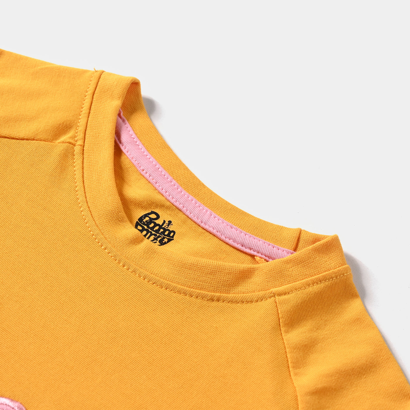 Girls Cotton Jersey T-Shirt H/S Happy-Citrus