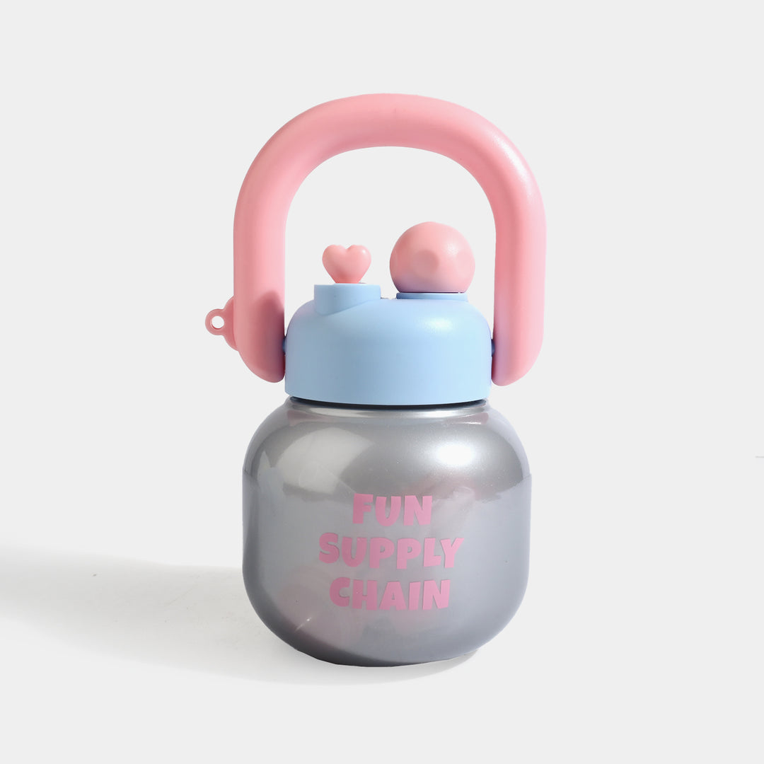 DRINKING STRAW CUP WATER BOTTLE | SH2700 - PINK