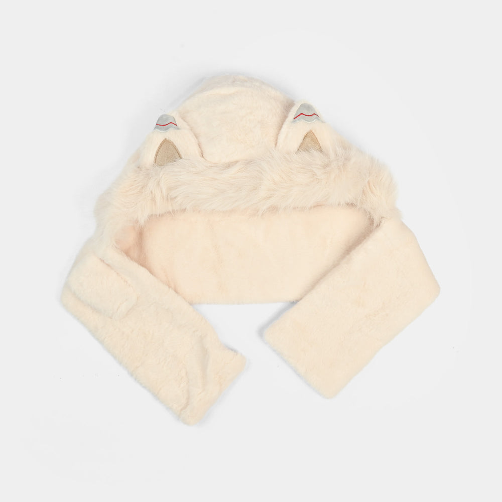Winter Fur Hat & Muffler | 2Y+