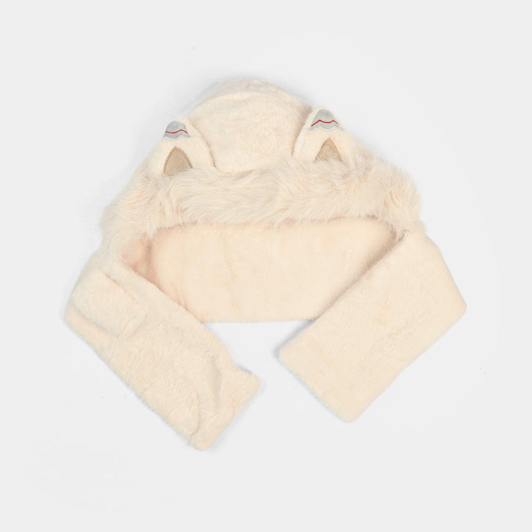 Winter Fur Hat & Muffler | 2Y+