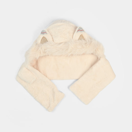 Winter Fur Hat & Muffler | 2Y+