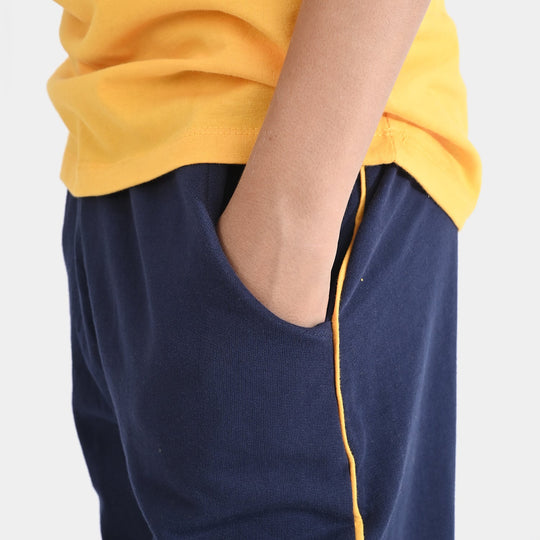 Boys Jersey/Terry 2 Piece Suit Happiness-Gold Fusion