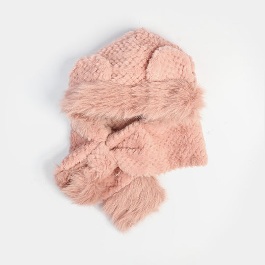 Winter Fur Hat & Muffler | 2Y+