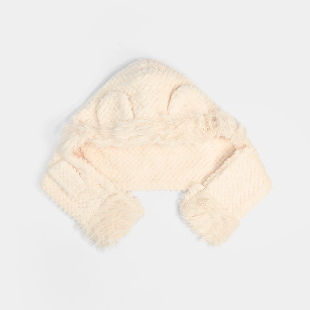 Winter Fur Hat & Muffler | 2Y+