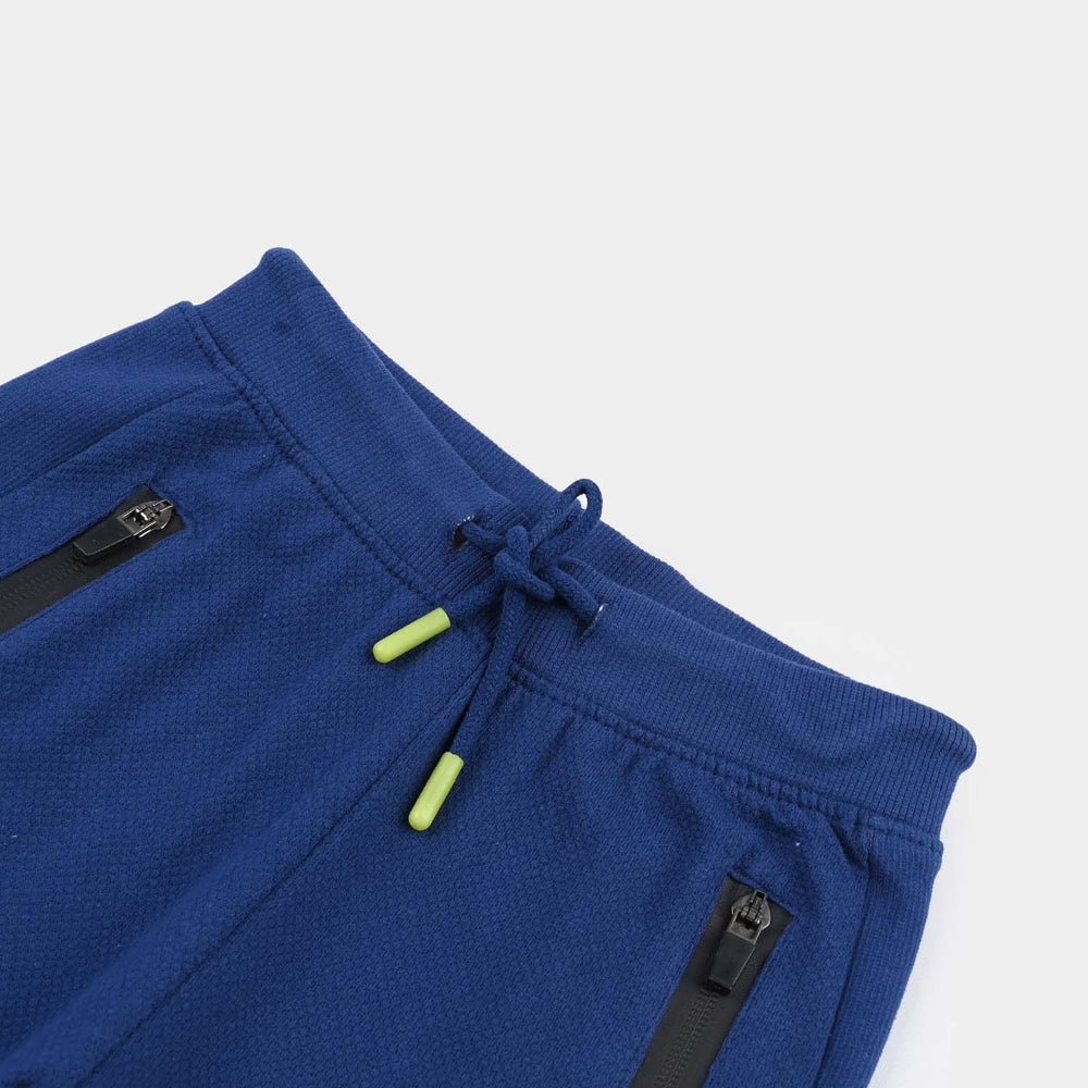 Boys Jersey/Terry Pique Short Future-Navy Blue