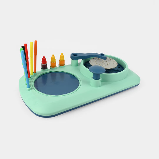 Creative set Art board 3in1 Spirograph Graffiti Drawing