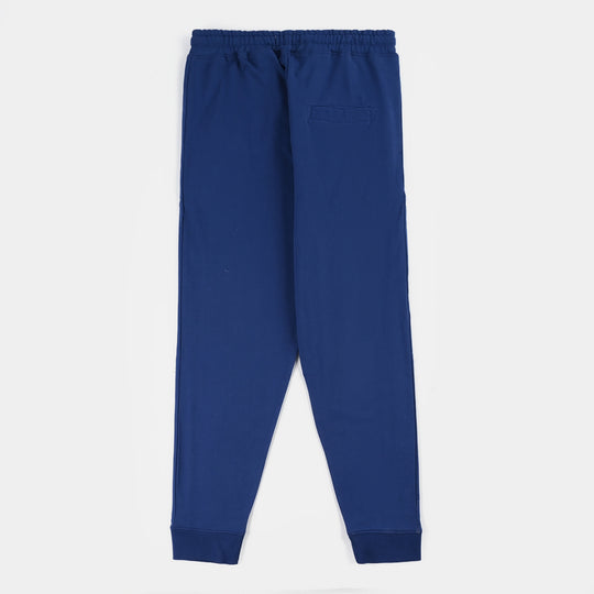 Teen Boys French Terry Trouser-Navy Blue