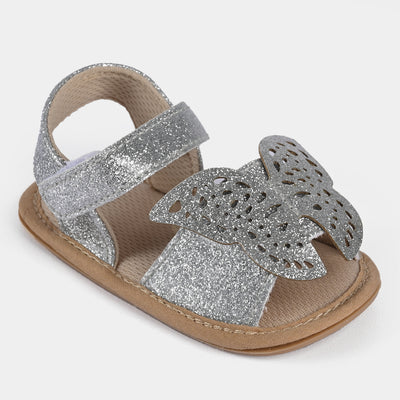 Baby Girls Shoes C-803-SILVER